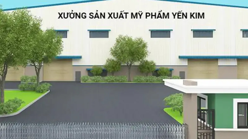 Xưởng đủ điều kiện sản xuất mỹ phẩm Yến Kim