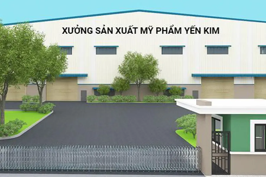 Xưởng đủ điều kiện sản xuất mỹ phẩm Yến Kim