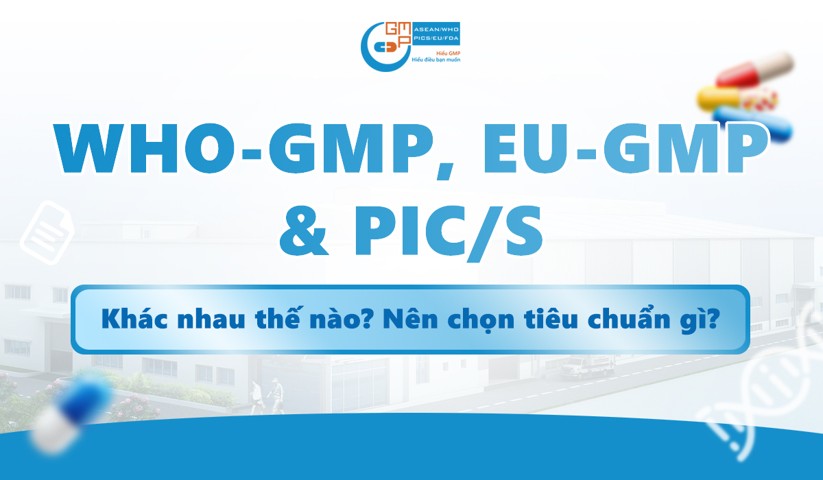 WHO GMP, EU GMP và PIC/S Khác Nhau Thế Nào? Nên Chọn Tiêu Chuẩn Gì?