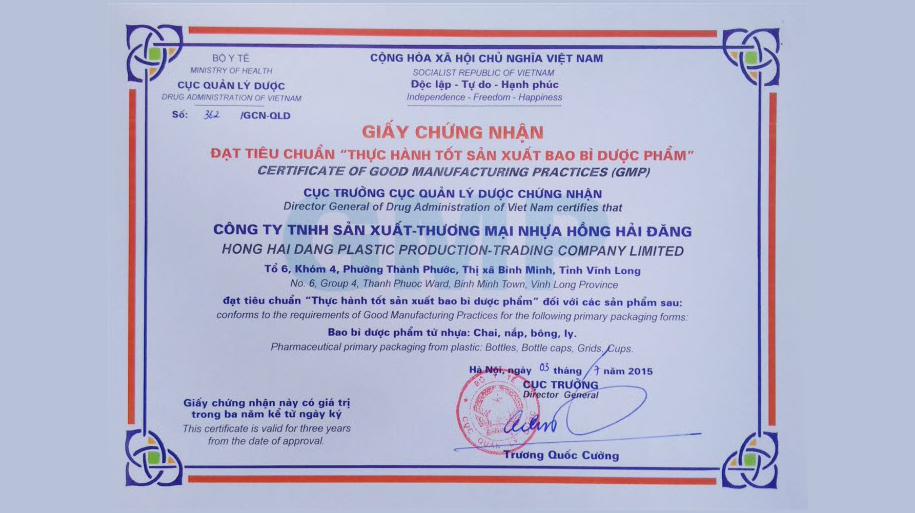 Nhà máy sản xuất bao bì Hồng Hải Đăng